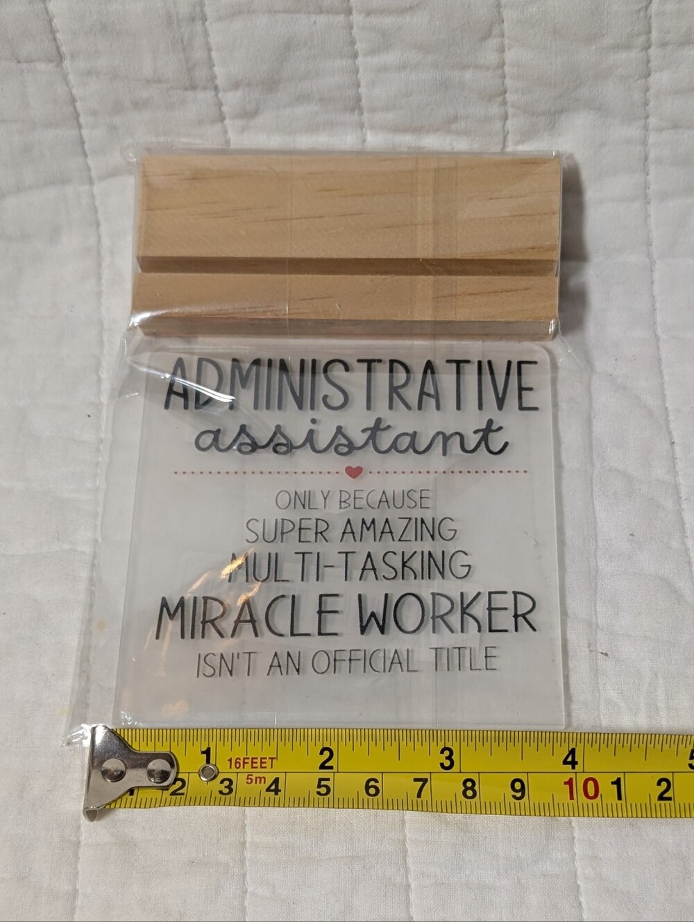 Administrative Assistant Desk Sign - Picture 4 of 4